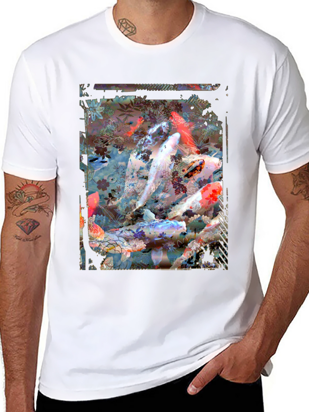 Koi Fish Graphic Tee