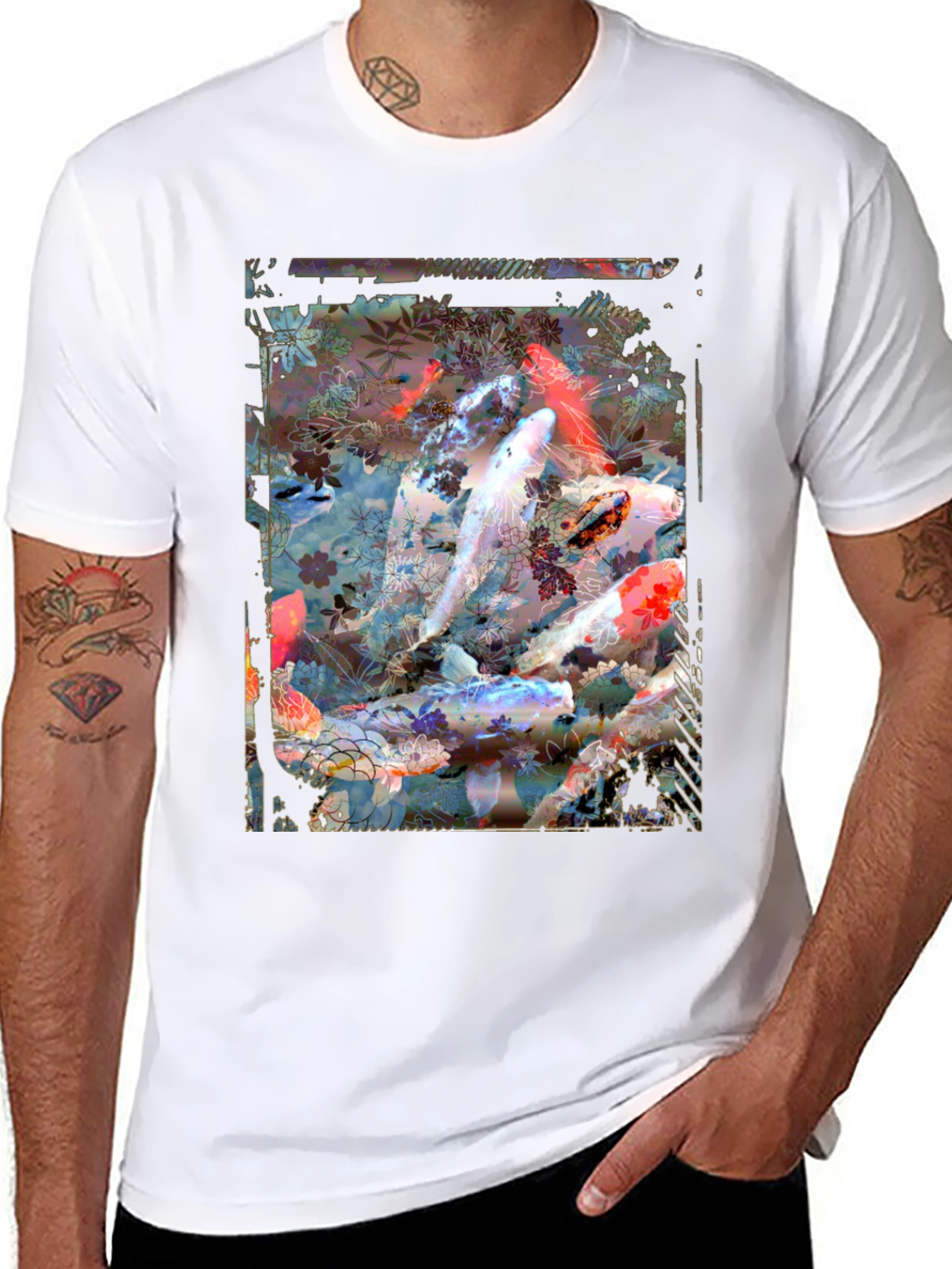 Koi Fish Graphic Tee