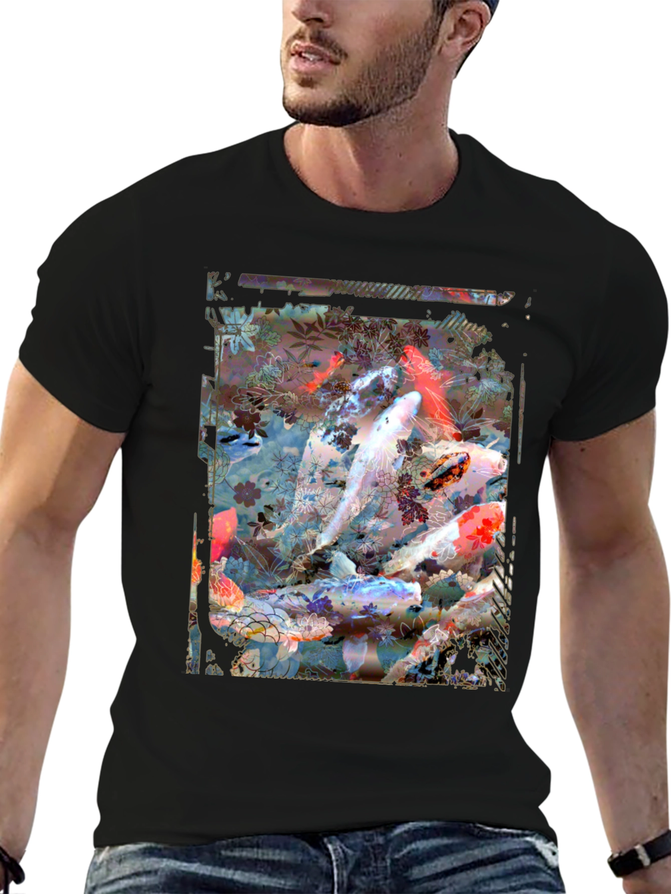 Koi Fish Graphic Tee