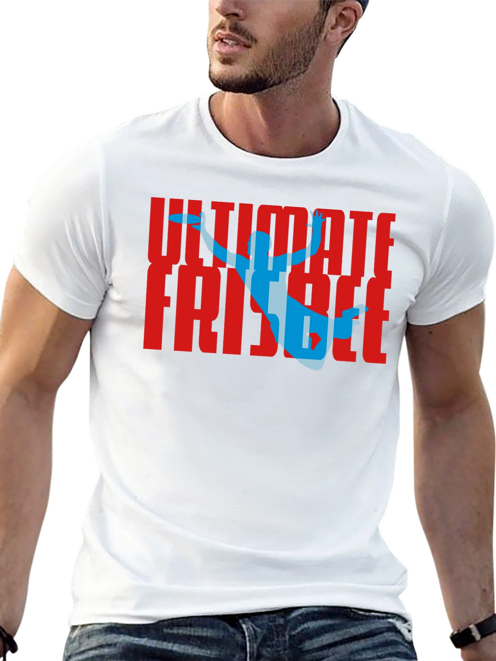 Ultimate Frisbee Graphic T-Shirt Sportswear