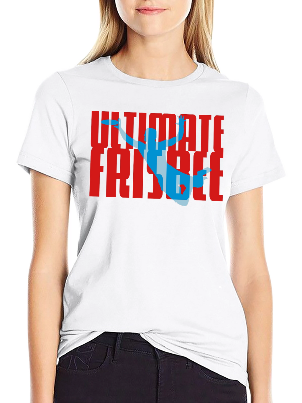 Ultimate Frisbee Graphic T-Shirt Sportswear