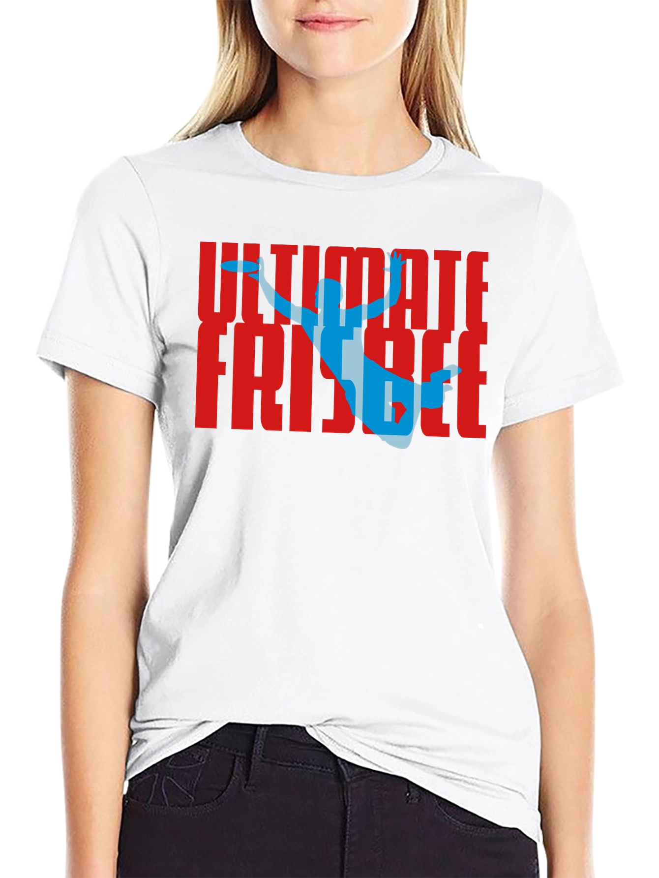 Ultimate Frisbee Graphic T-Shirt Sportswear