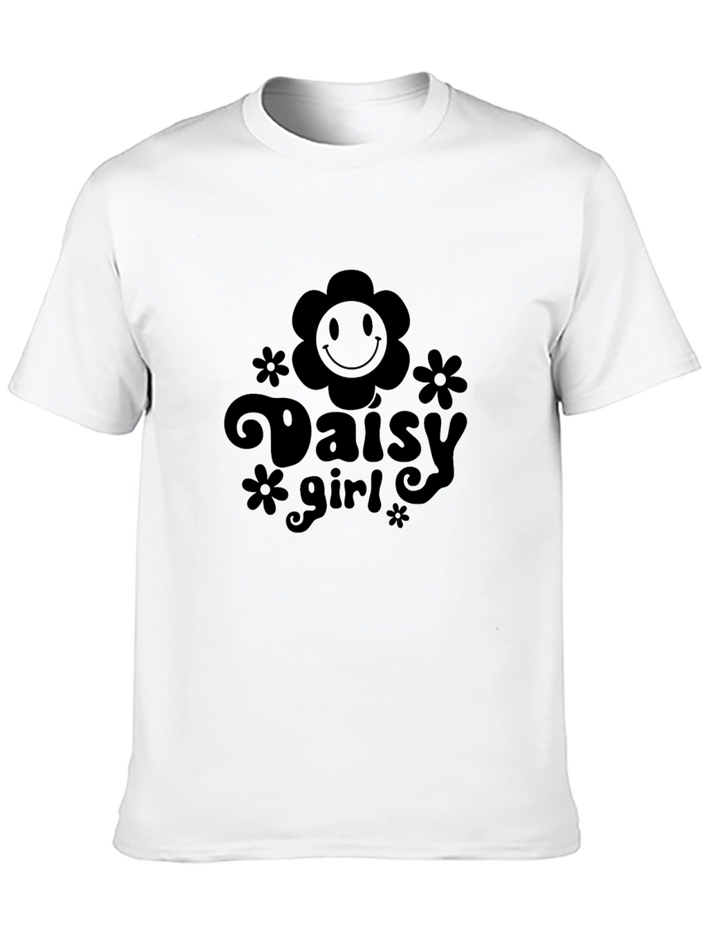Daisy Girl Graphic Tee - Trendy Flower Power Shirt