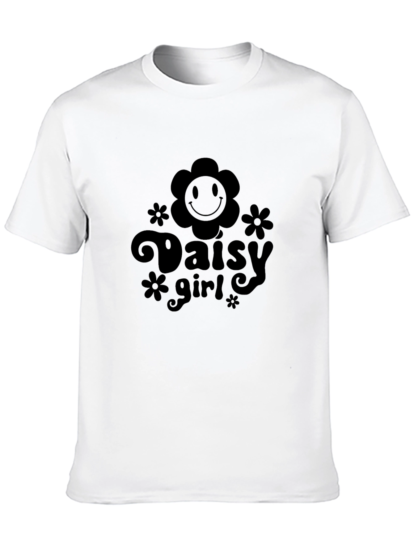 Daisy Girl Graphic Tee - Trendy Flower Power Shirt