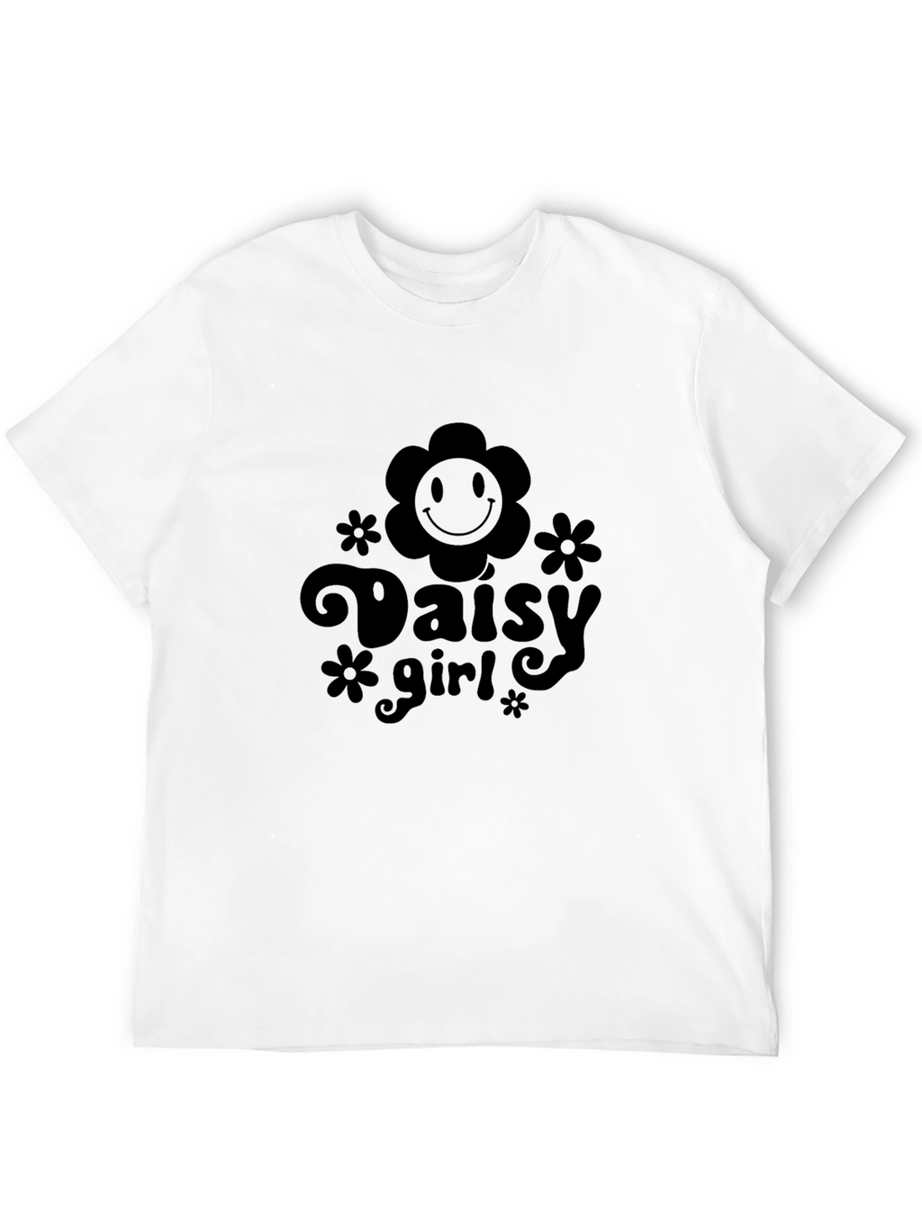 Daisy Girl Graphic Tee - Trendy Flower Power Shirt