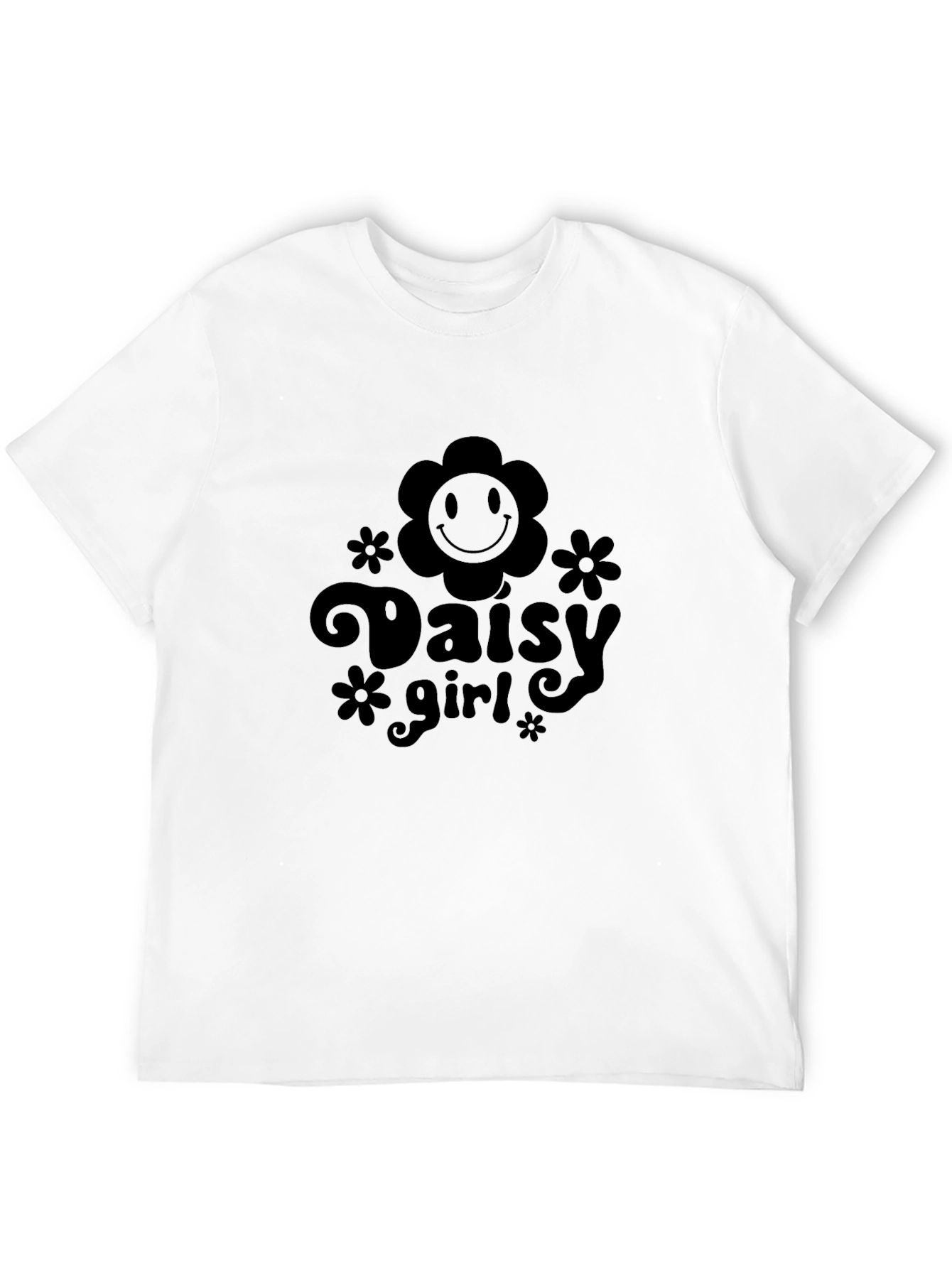 Daisy Girl Graphic Tee - Trendy Flower Power Shirt