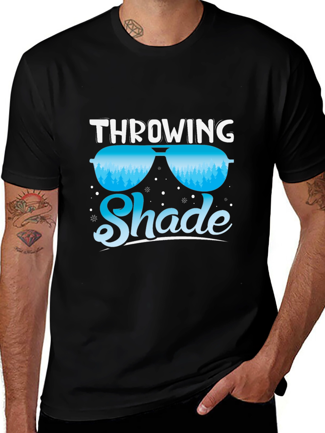 Throwing Shade Winter Sunglasses Tee