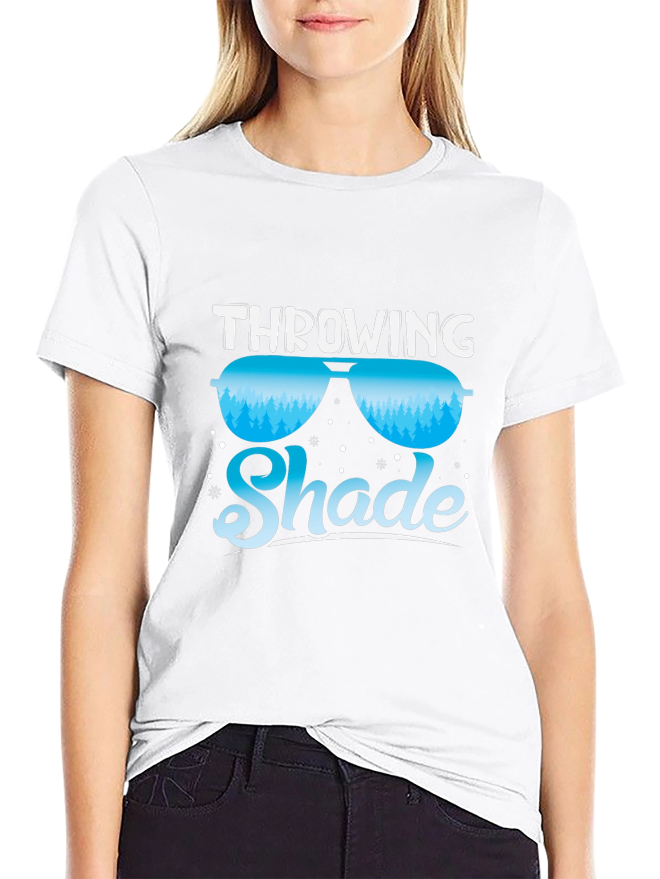 Throwing Shade Winter Sunglasses Tee