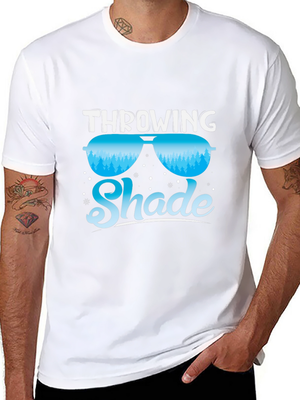 Throwing Shade Winter Sunglasses Tee