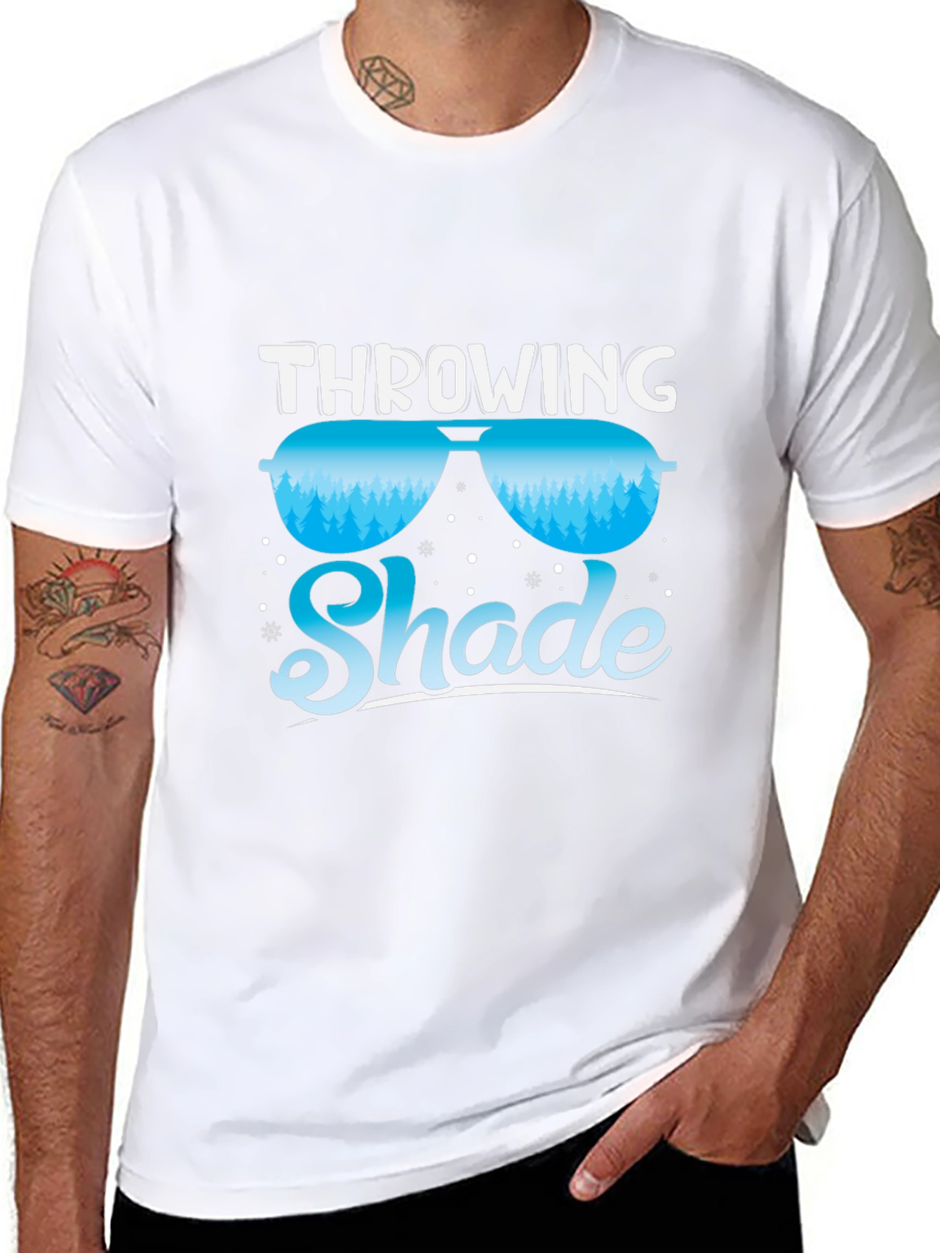 Throwing Shade Winter Sunglasses Tee
