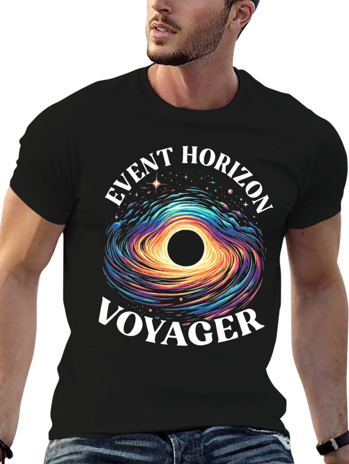 Event Horizon Voyager Black T-Shirt