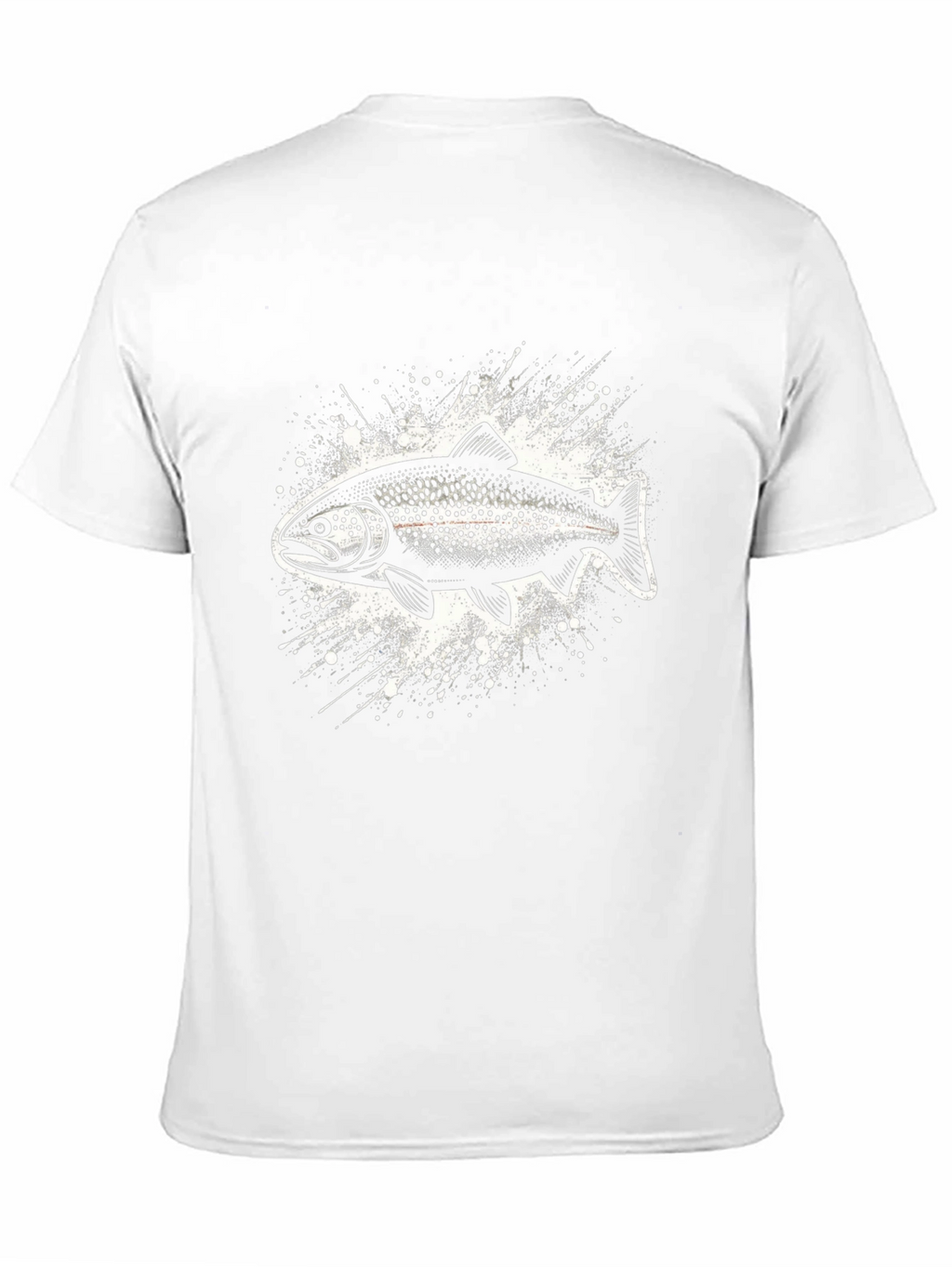 Black Trout Graphic Tee - Unique Angler Shirt