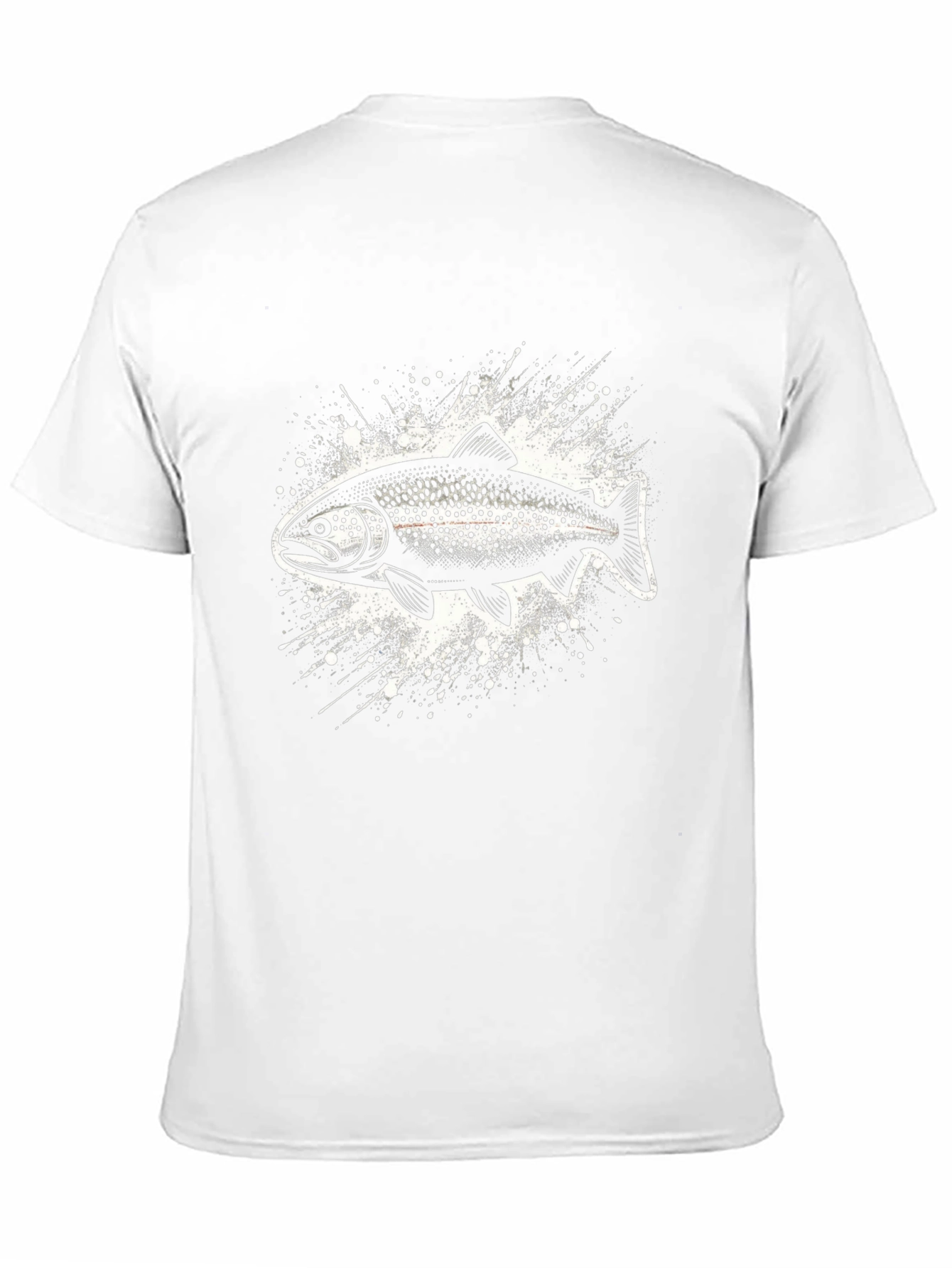 Black Trout Graphic Tee - Unique Angler Shirt