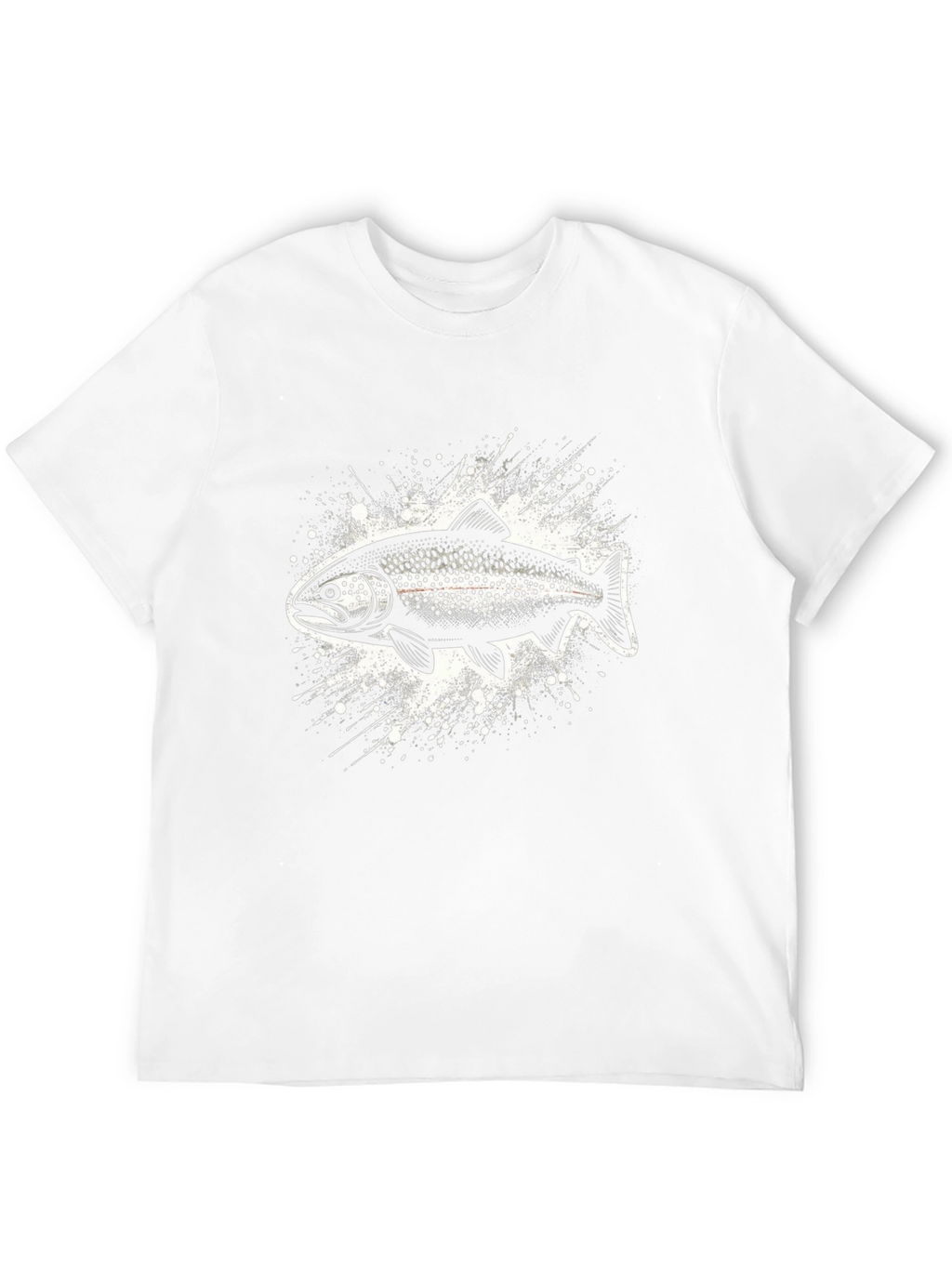 Black Trout Graphic Tee - Unique Angler Shirt