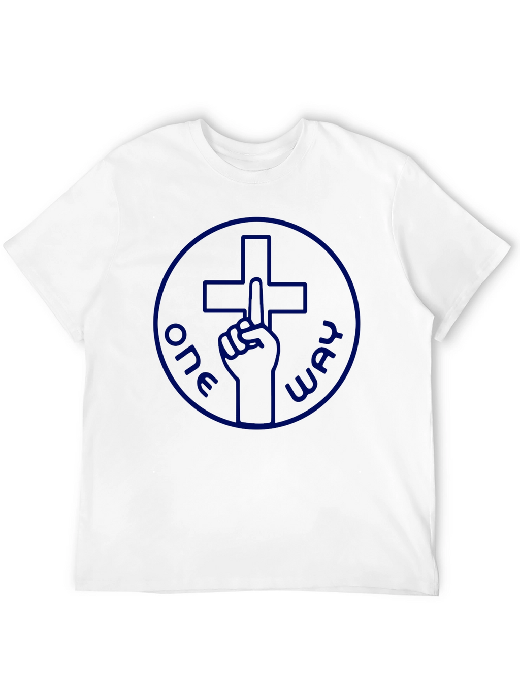 One Way Christian T-Shirt - Black