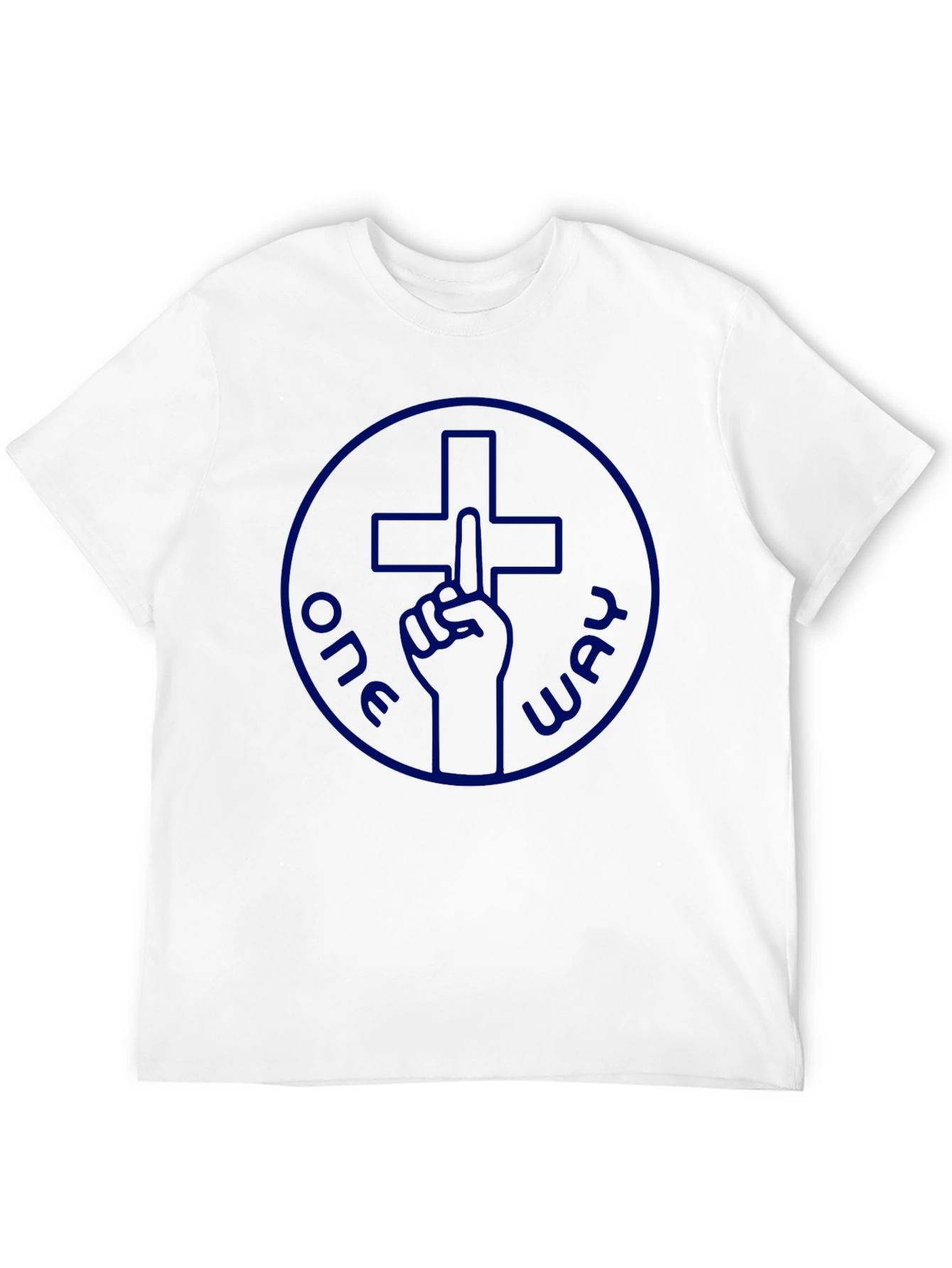 One Way Christian T-Shirt - Black