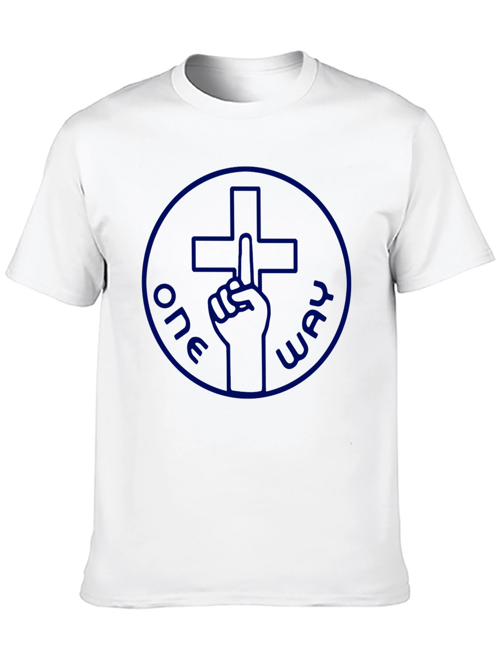 One Way Christian T-Shirt - Black