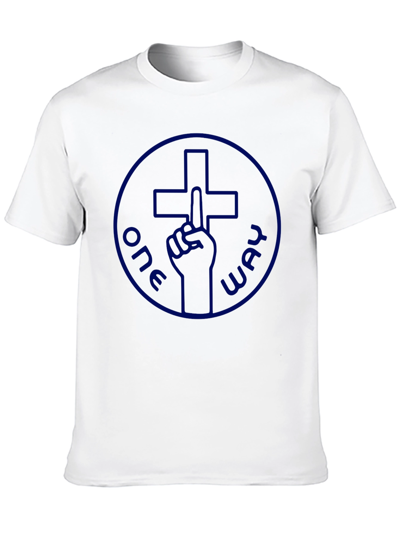 One Way Christian T-Shirt - Black