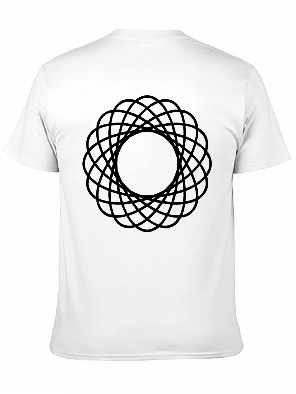 Abstract Geometric Pattern T-Shirt - Modern Black Tee