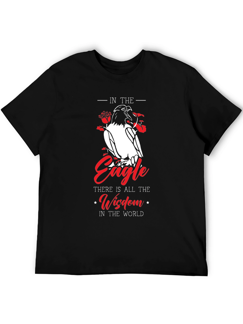 Eagle Wisdom T-Shirt - Stylish Graphic Tee