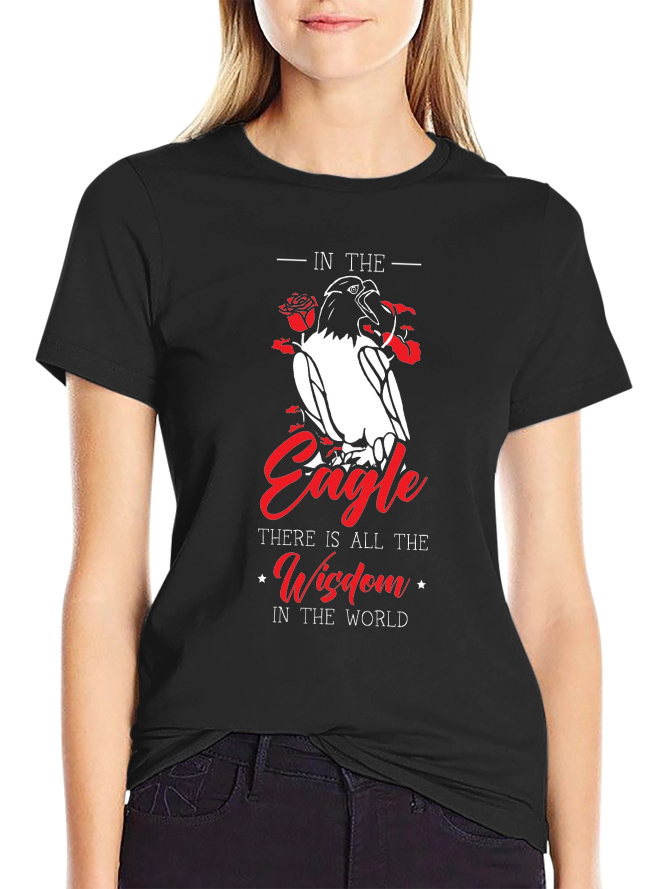 Eagle Wisdom T-Shirt - Stylish Graphic Tee