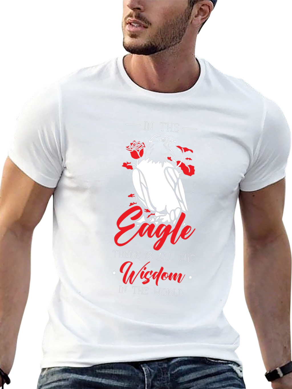 Eagle Wisdom T-Shirt - Stylish Graphic Tee