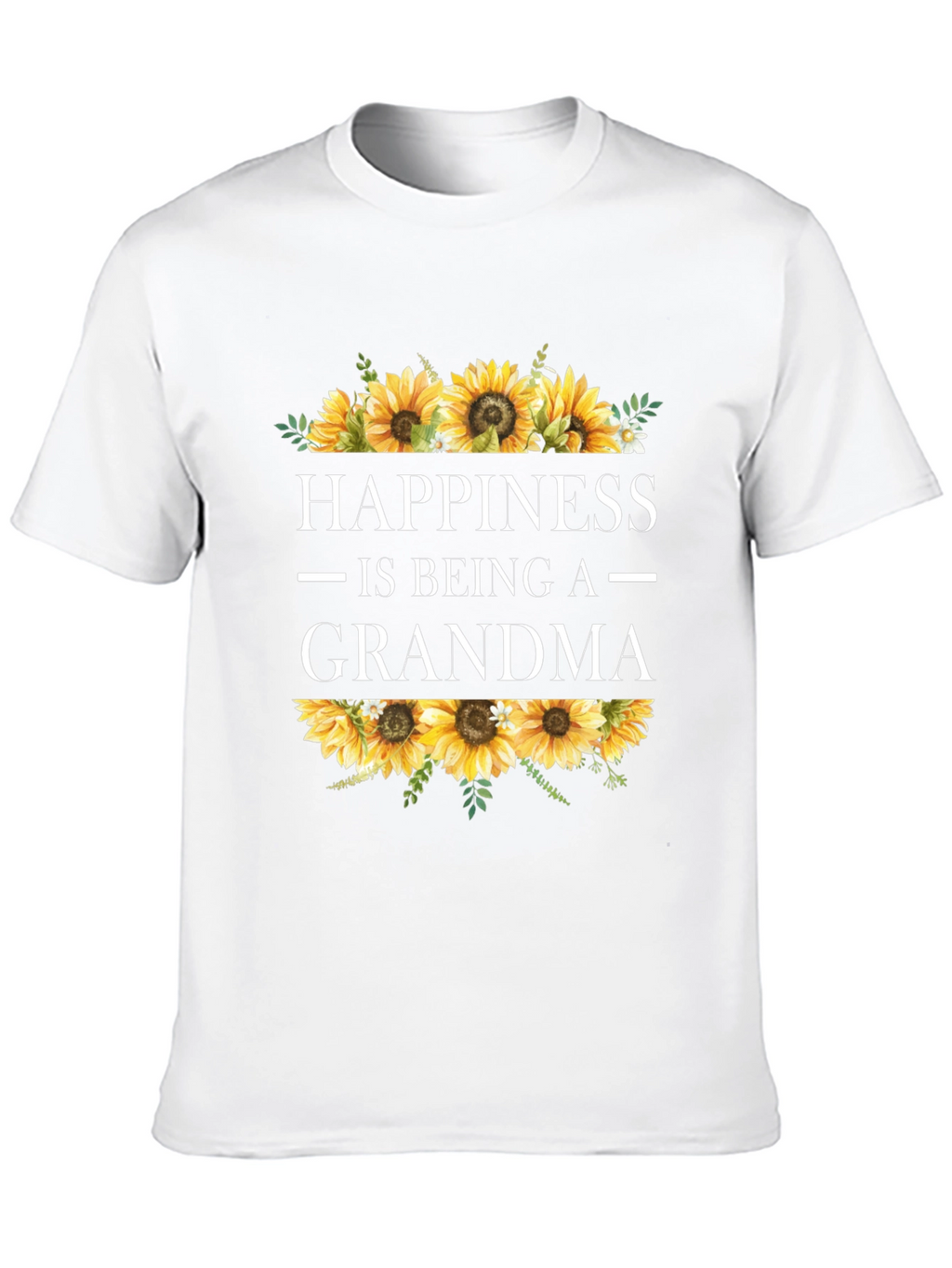 Happiness is Being a Grandma Sunflower T-Shirt