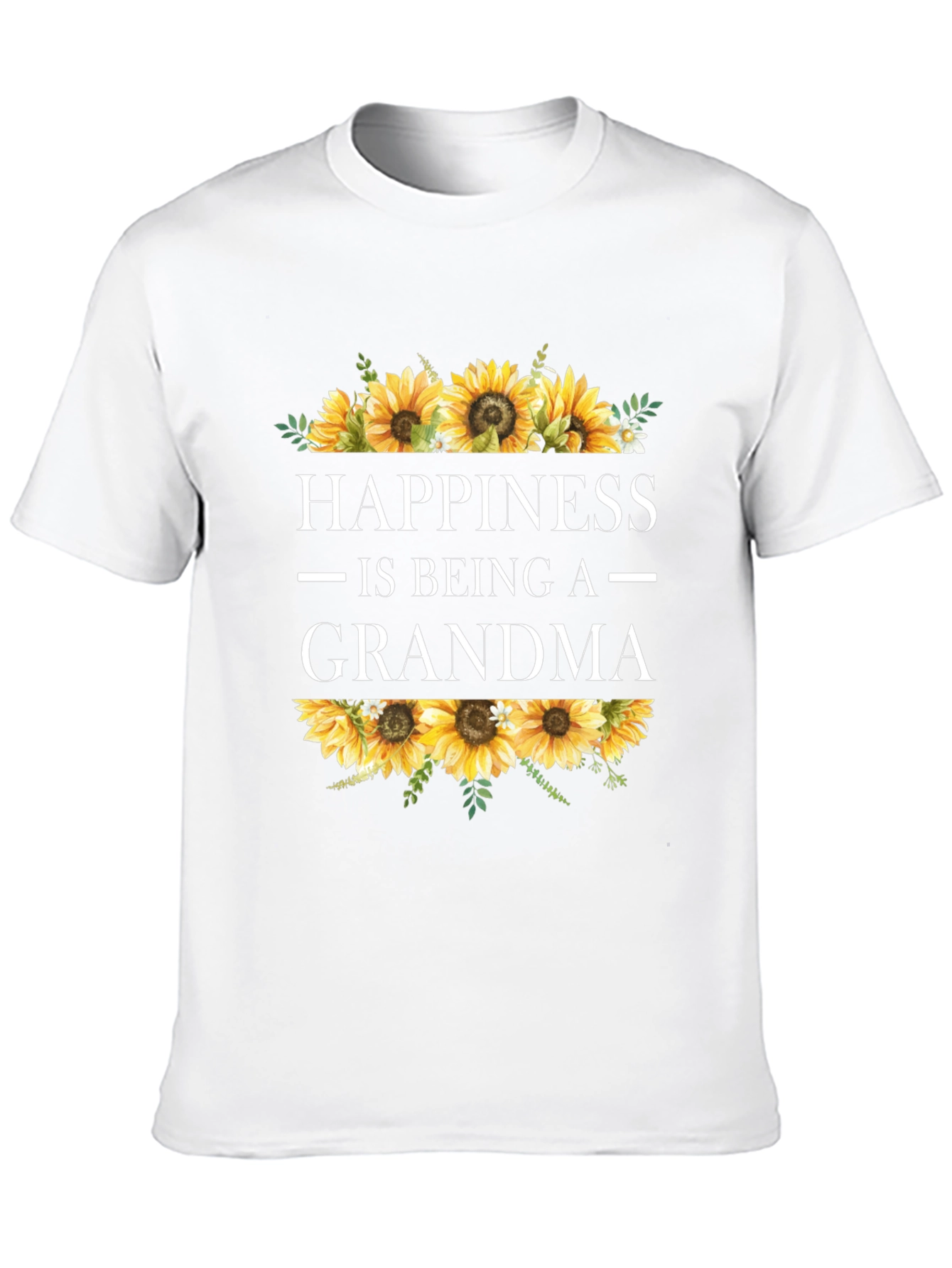 Happiness is Being a Grandma Sunflower T-Shirt