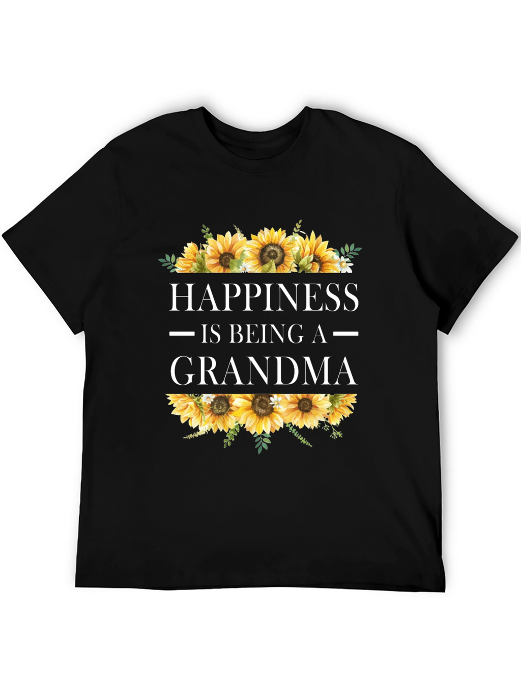 Happiness is Being a Grandma Sunflower T-Shirt