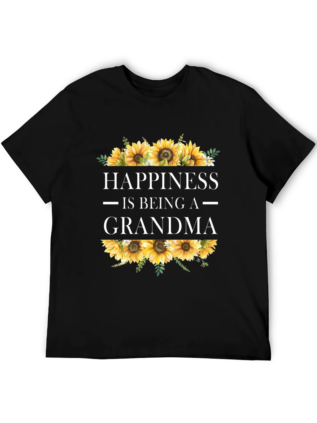 Happiness is Being a Grandma Sunflower T-Shirt