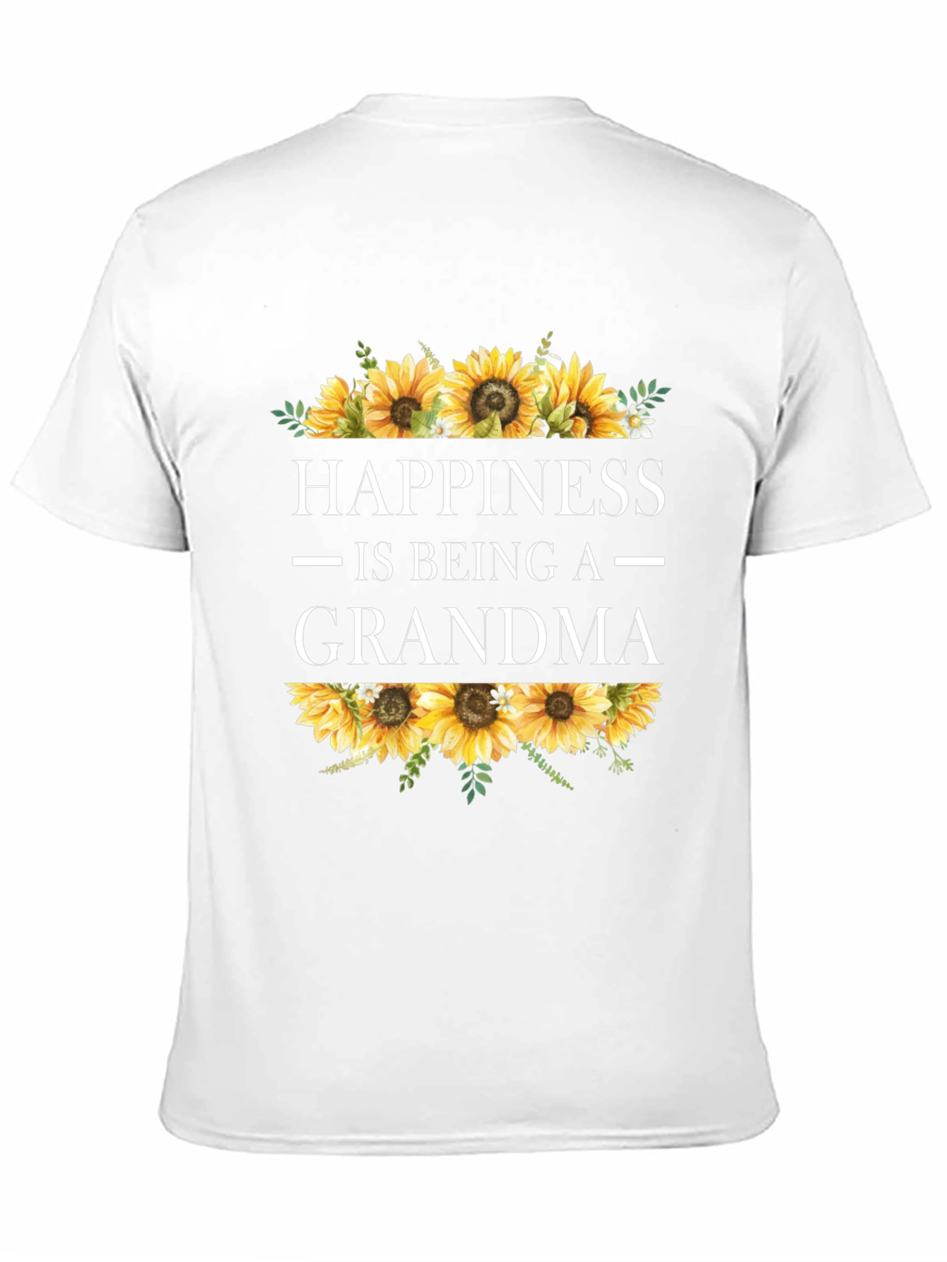 Happiness is Being a Grandma Sunflower T-Shirt