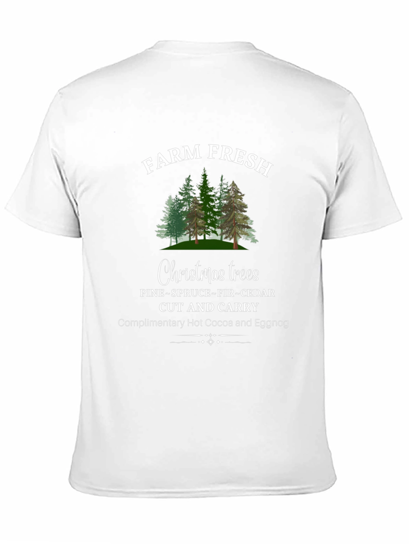 Farm Fresh Christmas Trees Graphic Tee