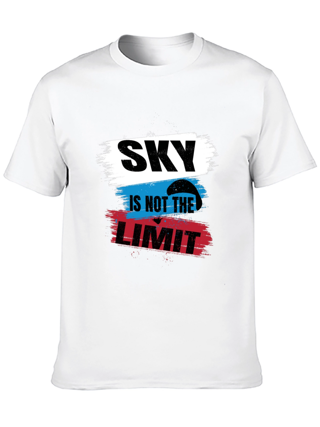 Sky Is Not The Limit Black T-Shirt