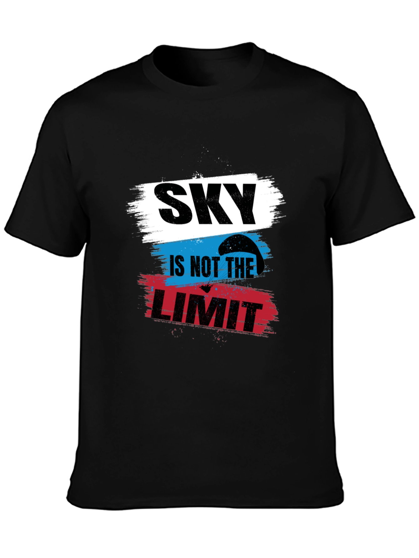 Sky Is Not The Limit Black T-Shirt