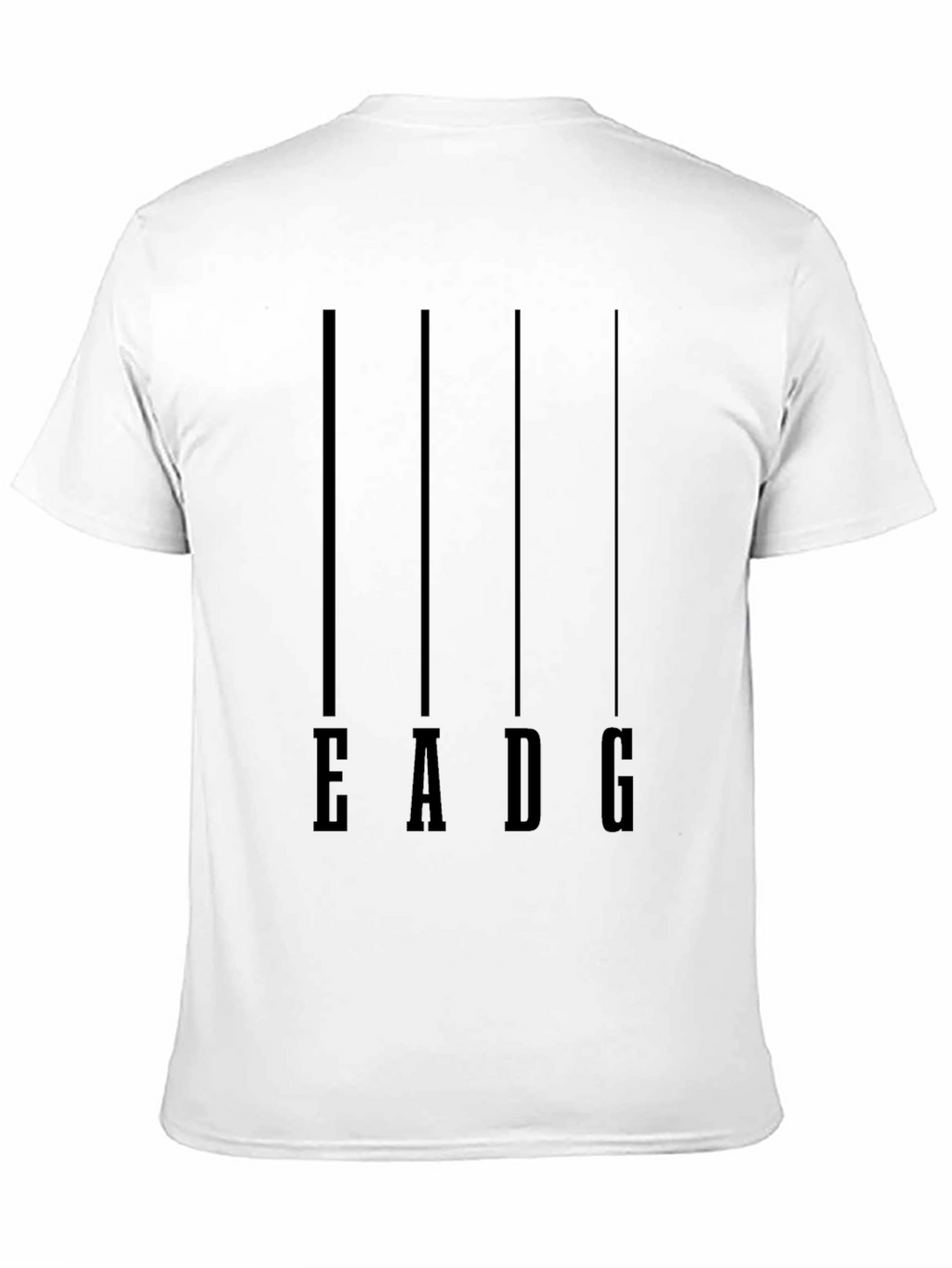 EADG Bass Guitar Tuning Black T-Shirt