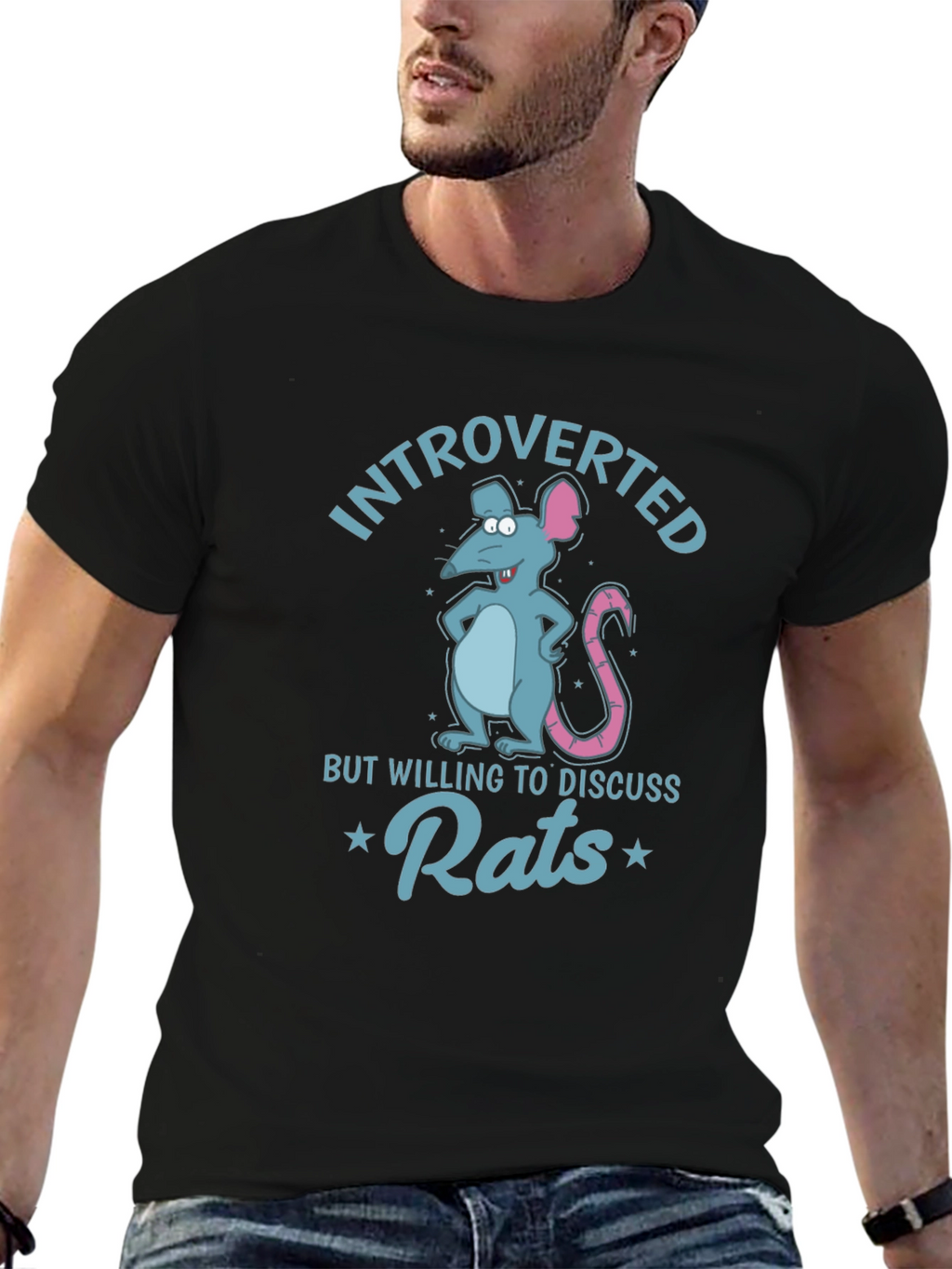 Introverted Rats Graphic Tee - Funny Animal Lover T-Shirt