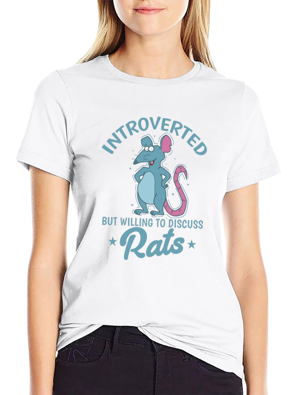 Introverted Rats Graphic Tee - Funny Animal Lover T-Shirt