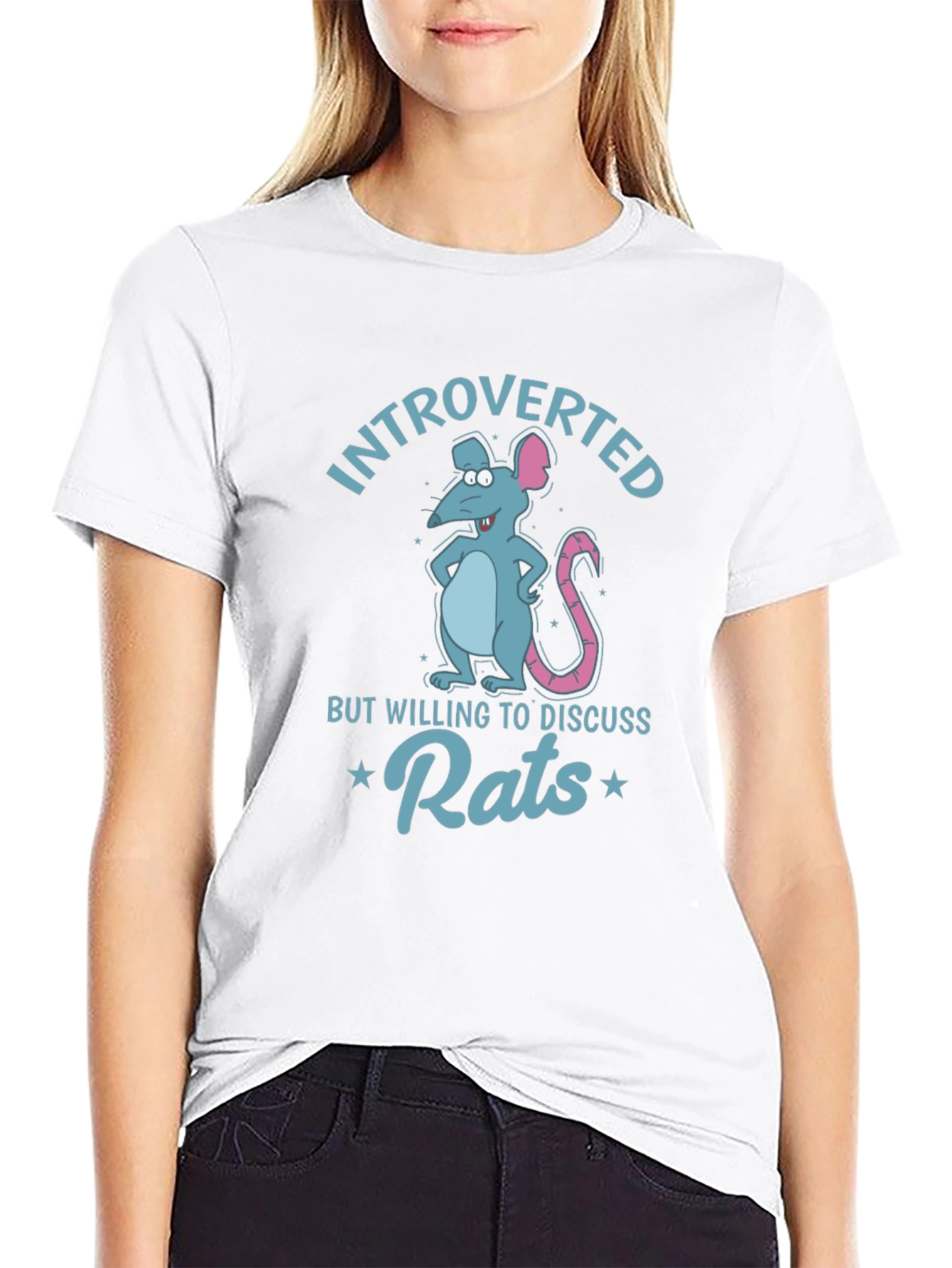 Introverted Rats Graphic Tee - Funny Animal Lover T-Shirt