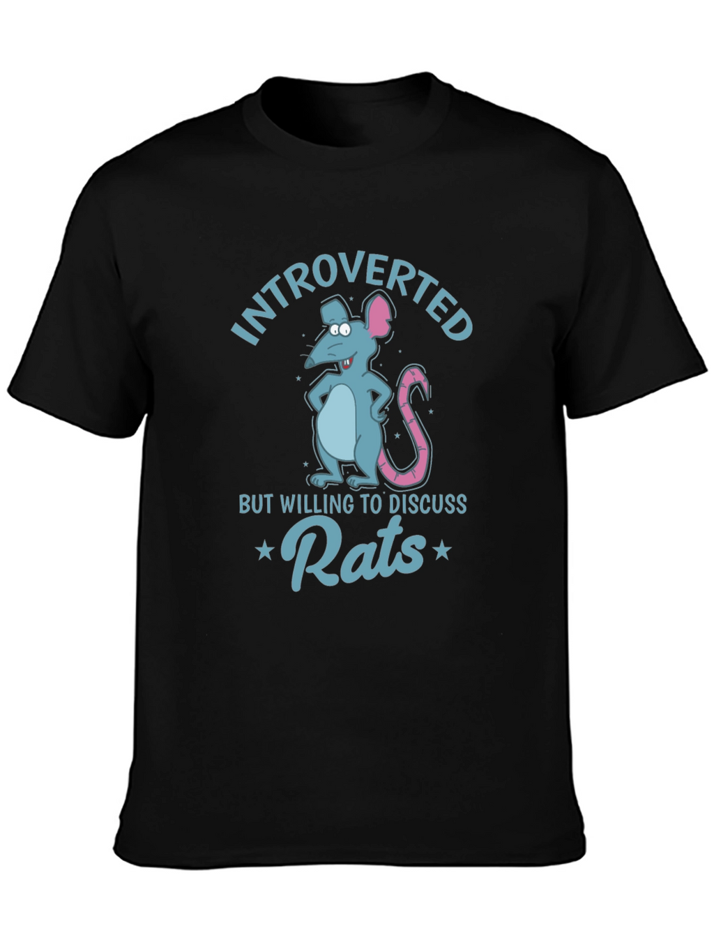 Introverted Rats Graphic Tee - Funny Animal Lover T-Shirt