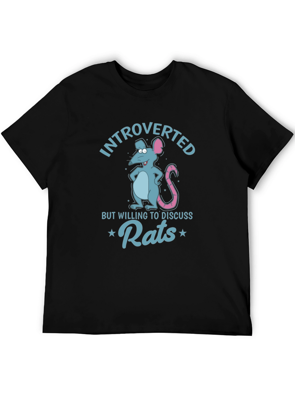 Introverted Rats Graphic Tee - Funny Animal Lover T-Shirt