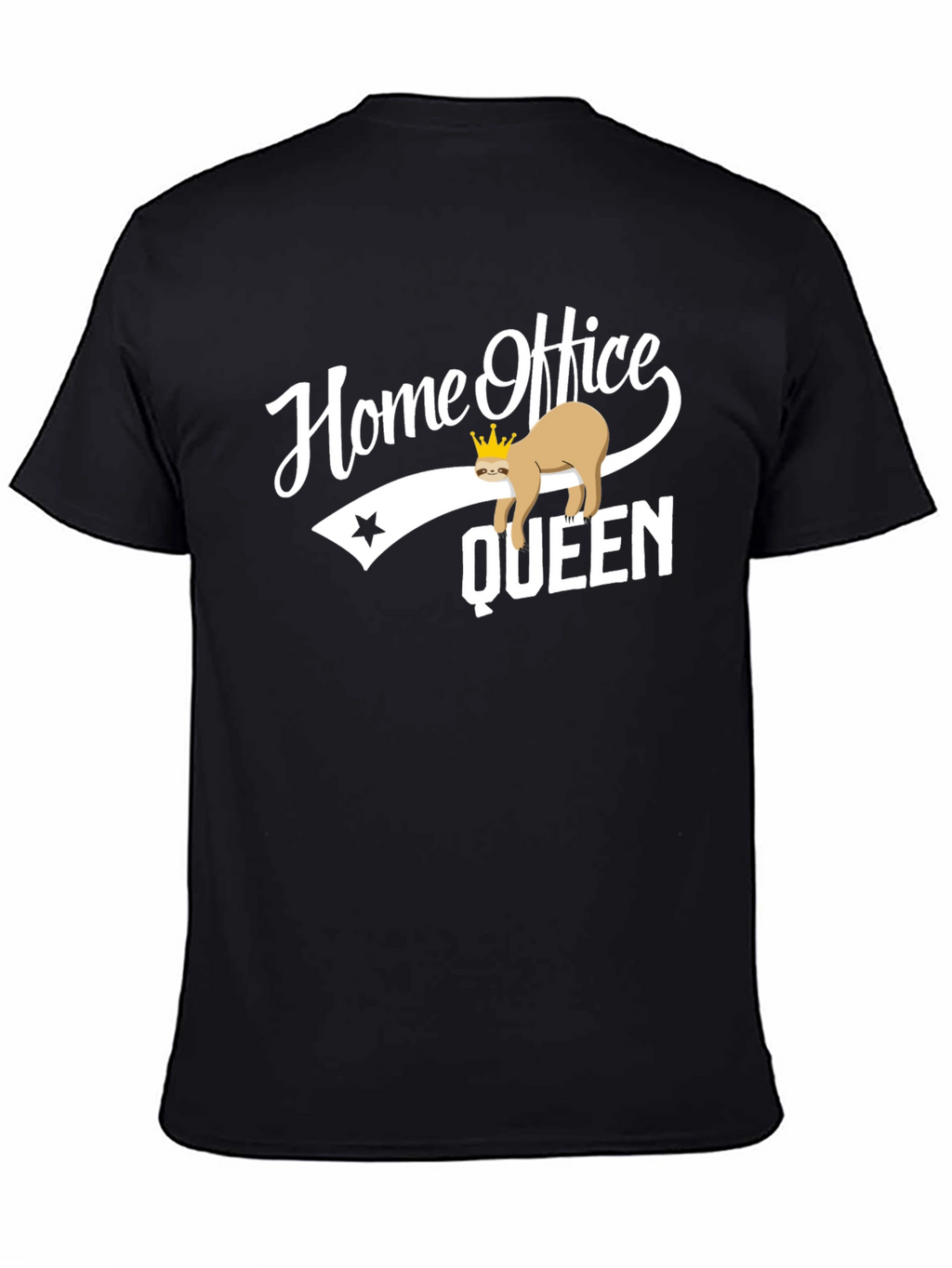 Home Office Queen Sloth Graphic T-Shirt