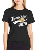 Home Office Queen Sloth Graphic T-Shirt