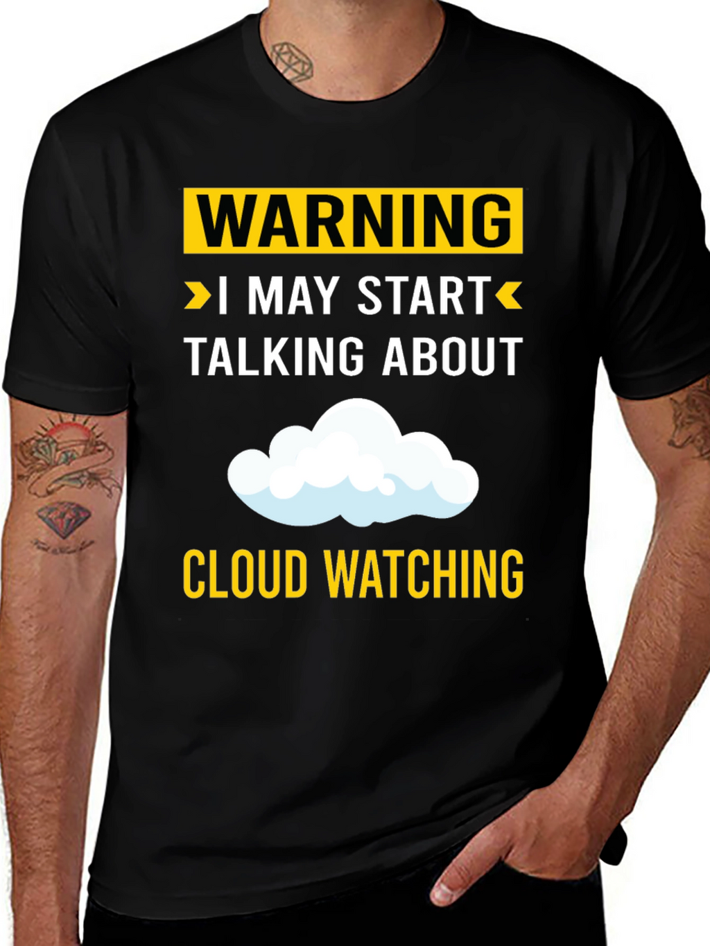 Cloud Watching Humor Tee