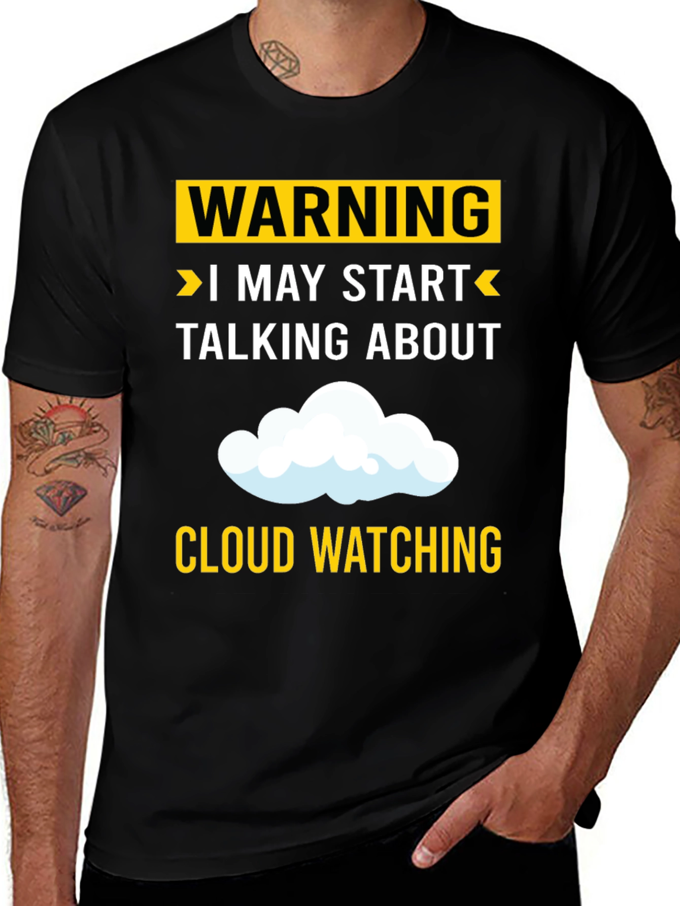 Cloud Watching Humor Tee