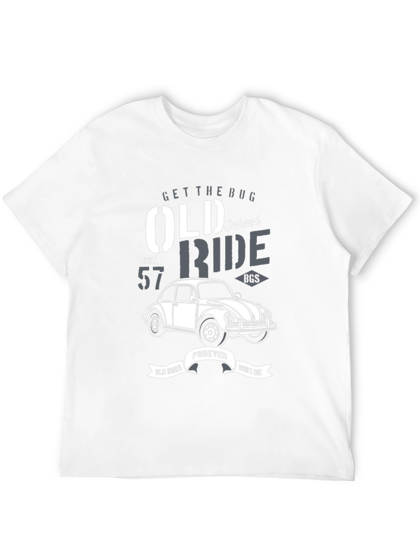 Old School VW Beetle T-Shirt - Classic Car Ride