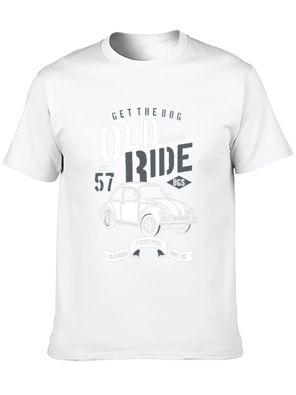 Old School VW Beetle T-Shirt - Classic Car Ride