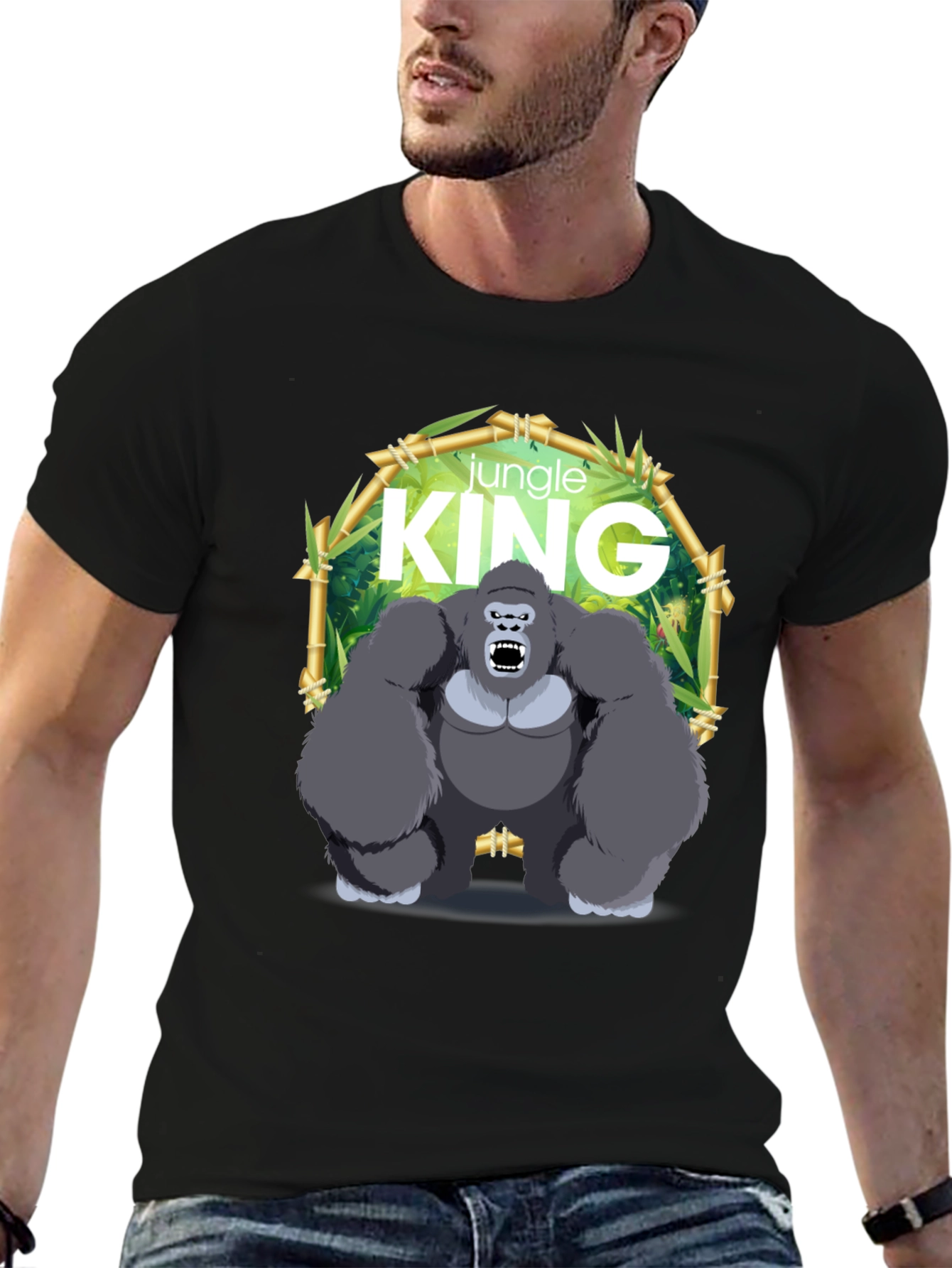 Jungle King Gorilla Graphic Tee