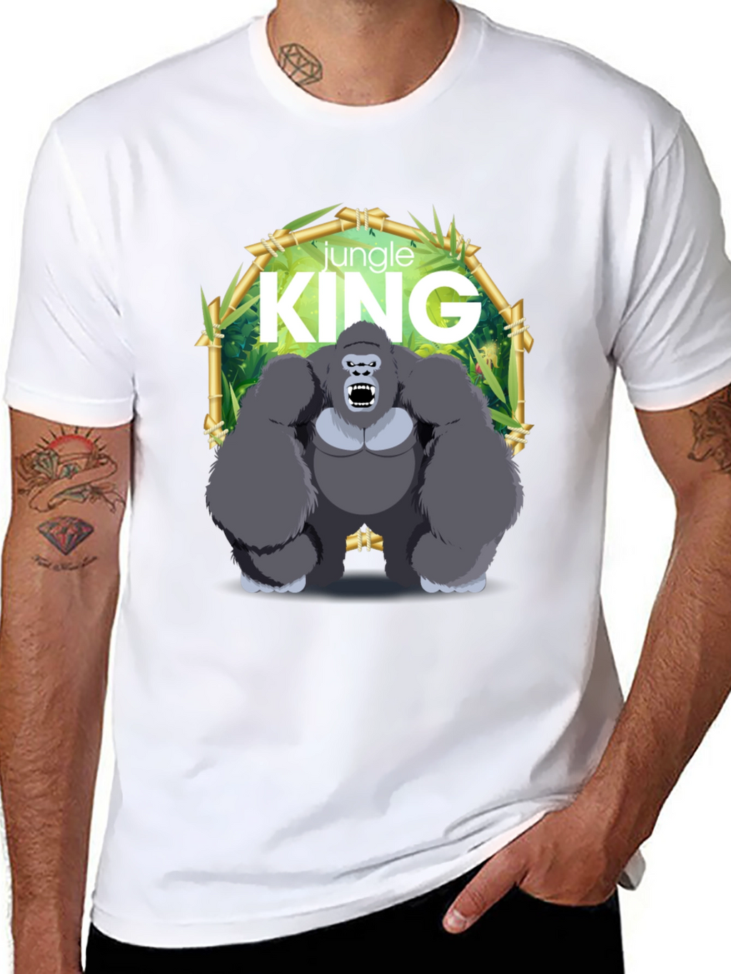 Jungle King Gorilla Graphic Tee