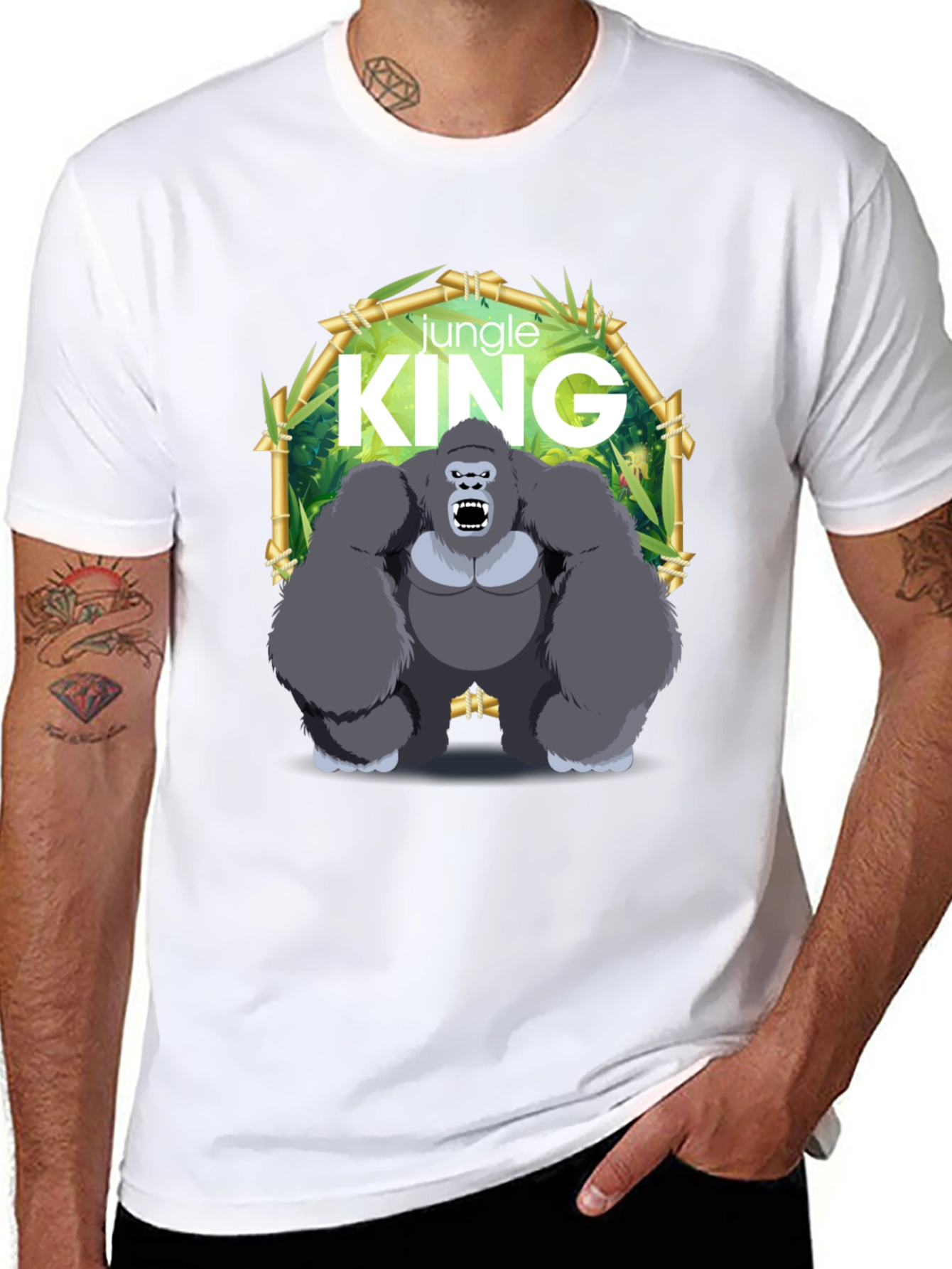 Jungle King Gorilla Graphic Tee