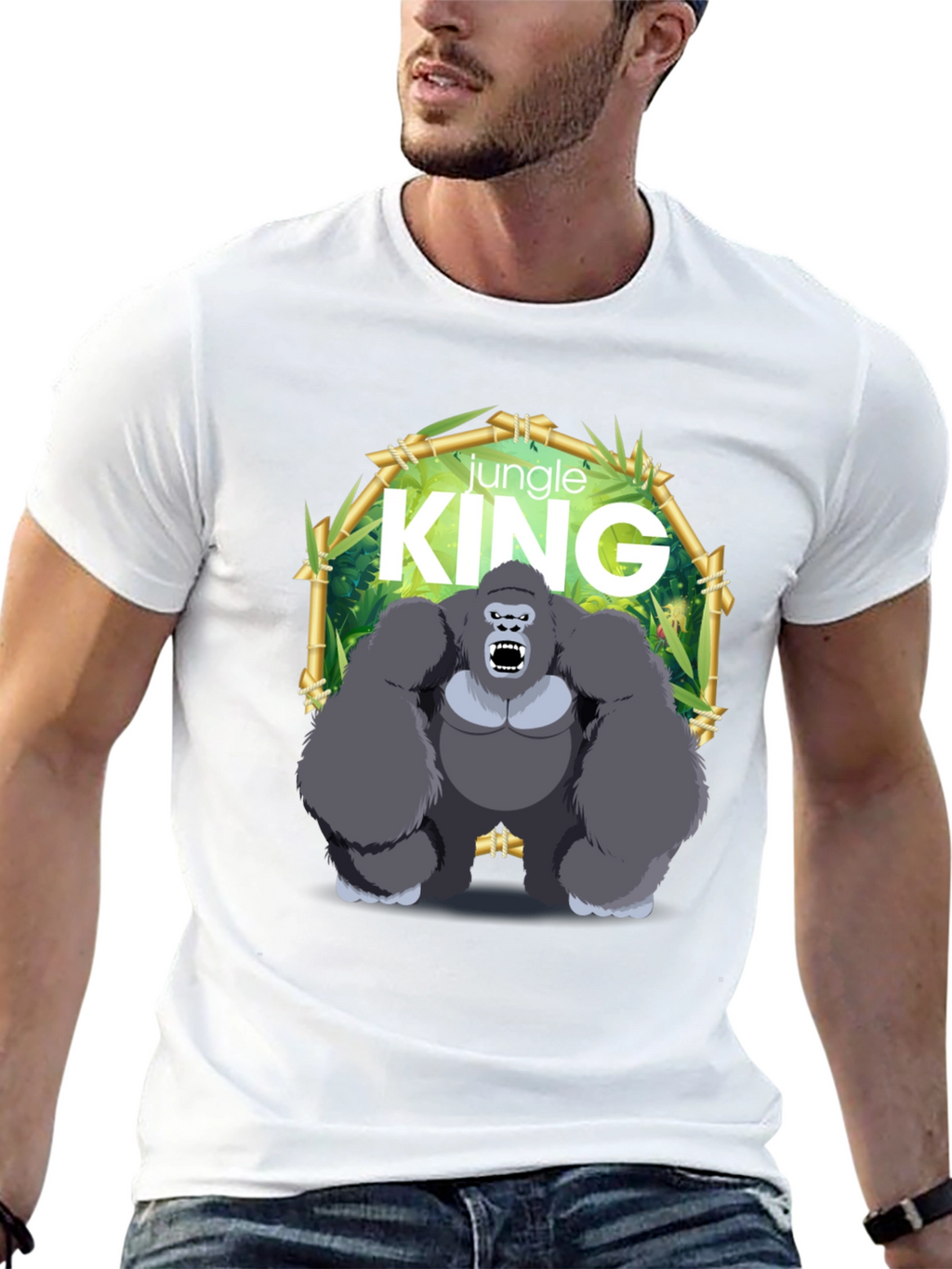 Jungle King Gorilla Graphic Tee